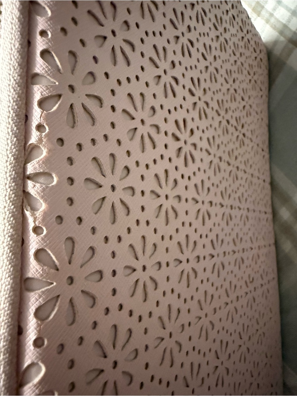Kate Spade Pink Laser Cut Floral Laptop Sleeve - 13” - Picture 5 of 5